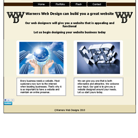 Websites: Warners Web Design Website