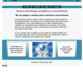 Websites: Another variation of Warners Web Design